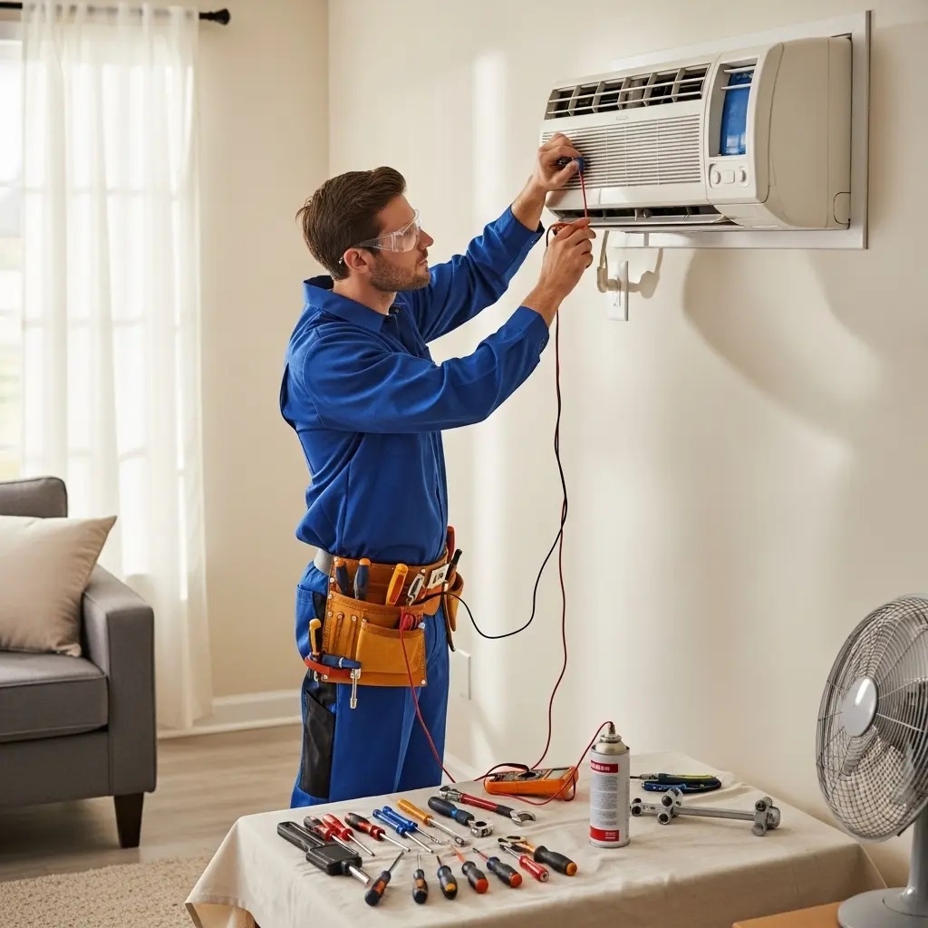 Beypazarı Warmhaus Warmhaus klima gaz dolumu ve bakım – Enerji verimliliği artırıldı. - Teknik servis örneği